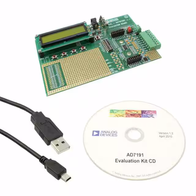 EVAL-AD7191EBZ Analog Devices Inc.  Cartes d'évaluation - Convertisseurs analogique-numérique (CAN)